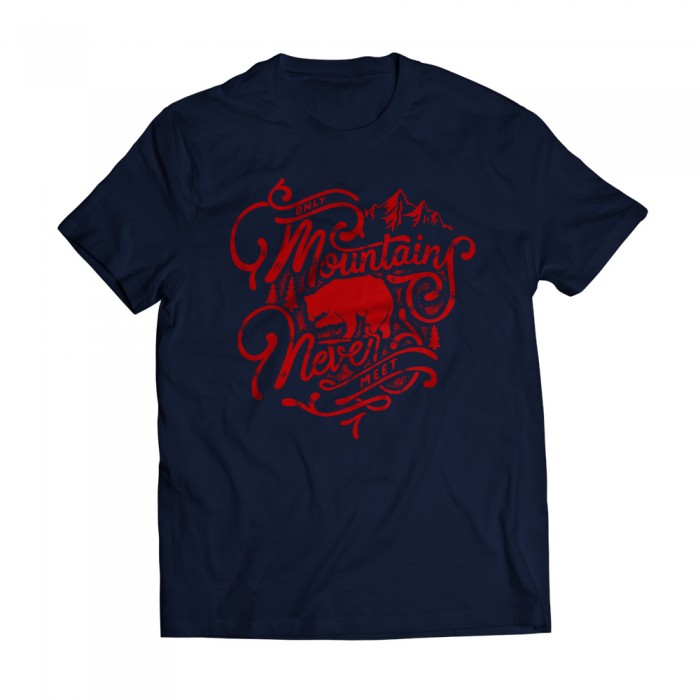 Tshirt Moutains Navy