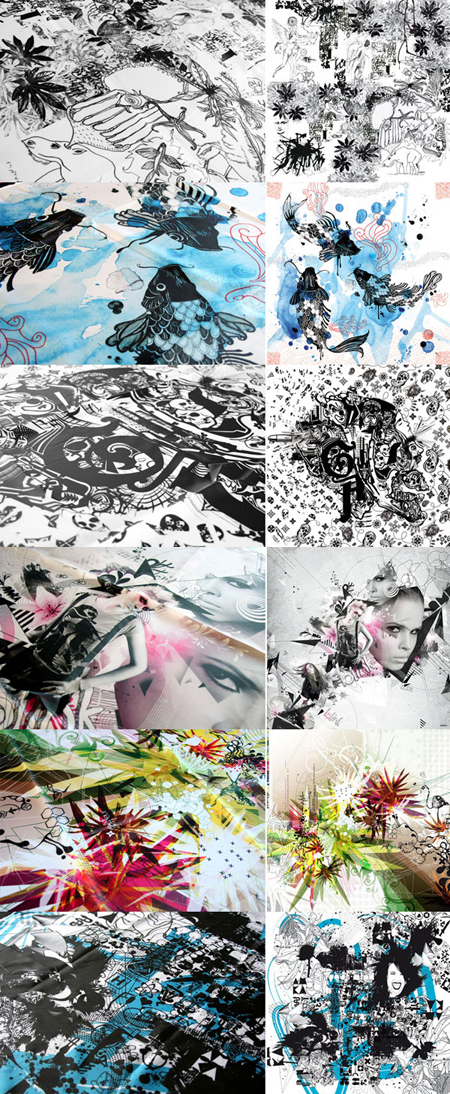 Photo des foulards Amka